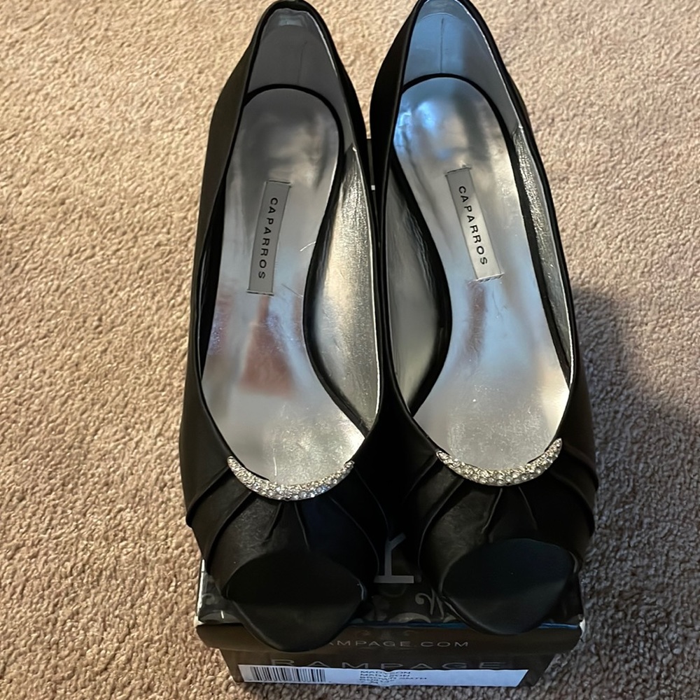 Caparros black high heels
